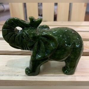 Green Jade Elephant